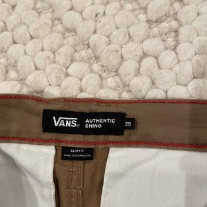 Rich brown khaki style pants